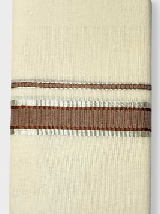 Kerala Balaramapuram Pure Cotton Handloom Mundu/Dhoti