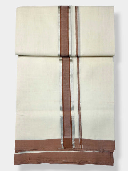 Kerala Balaramapuram Pure Cotton Handloom Mundu/Dhoti