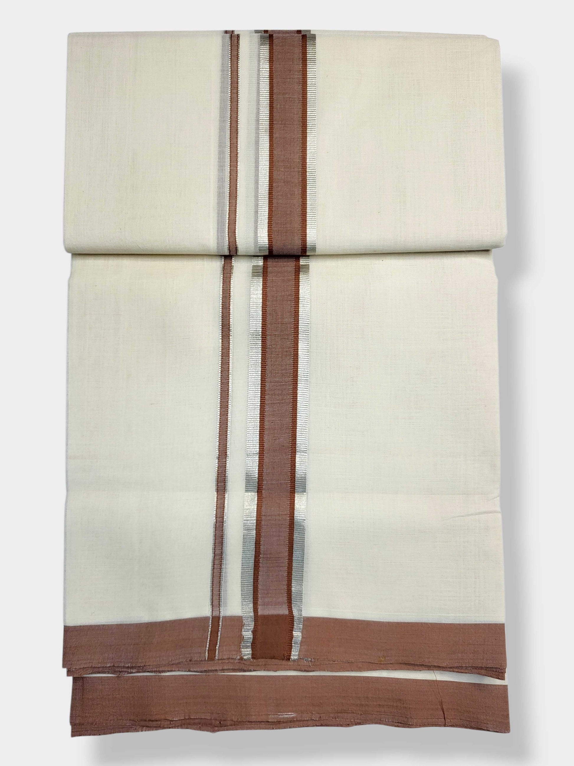Kerala Balaramapuram Pure Cotton Handloom Mundu/Dhoti