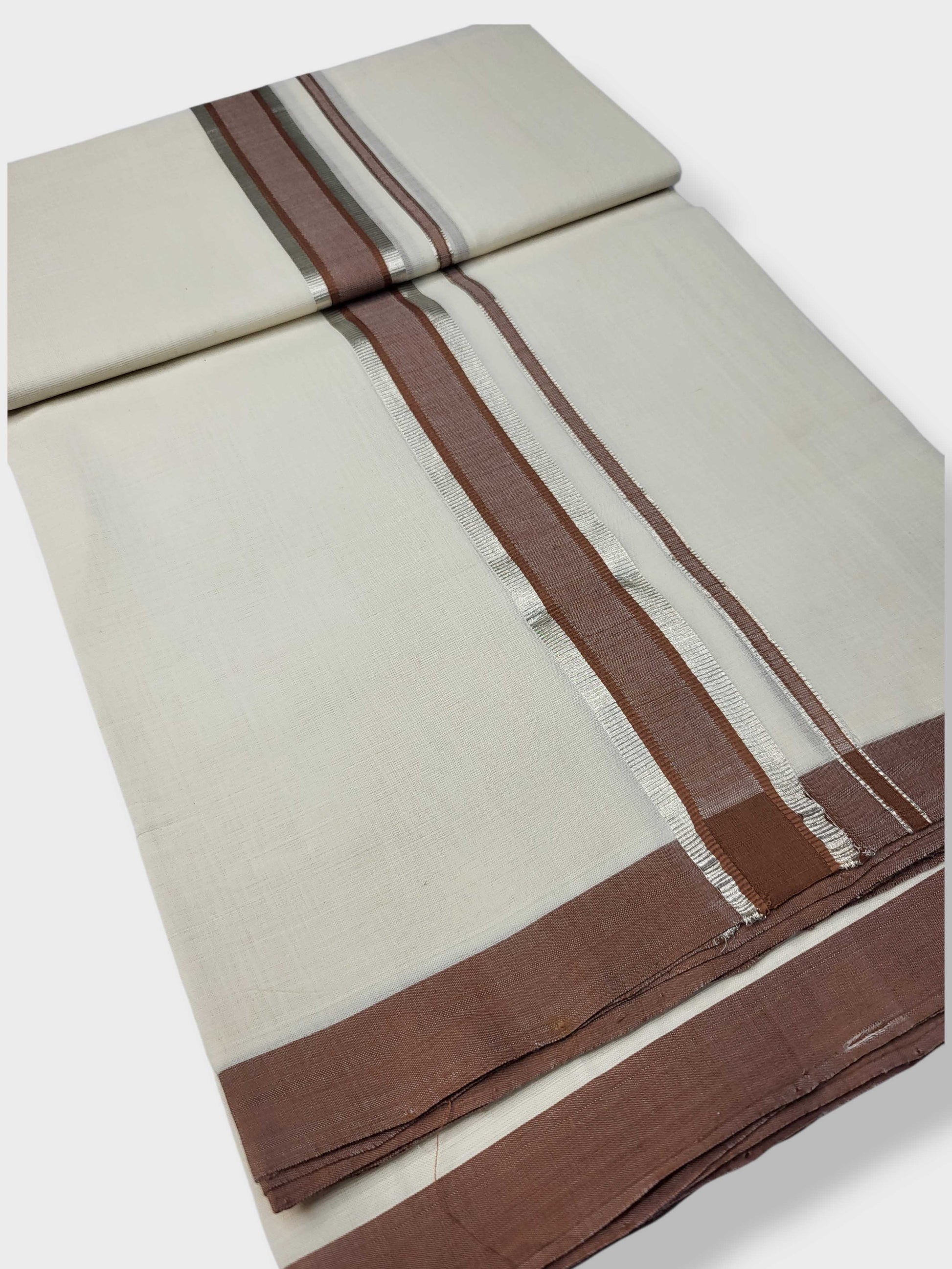 Kerala Balaramapuram Pure Cotton Handloom Mundu/Dhoti