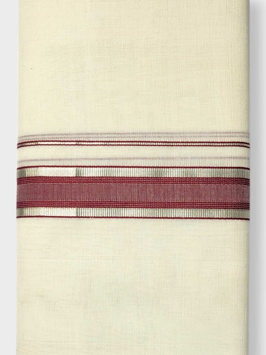 Kerala Balaramapuram Pure Cotton Handloom Mundu/Dhoti