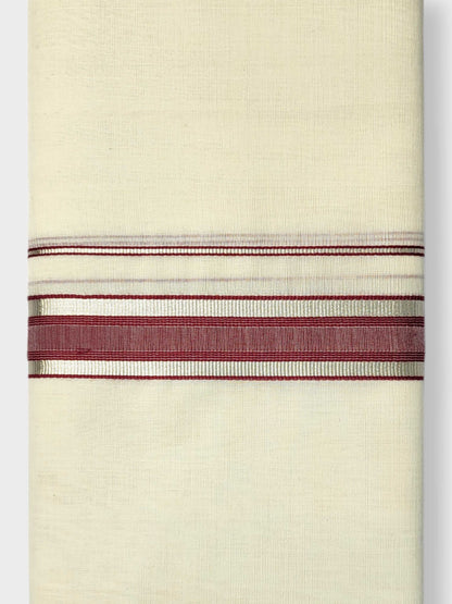 Kerala Balaramapuram Pure Cotton Handloom Mundu/Dhoti