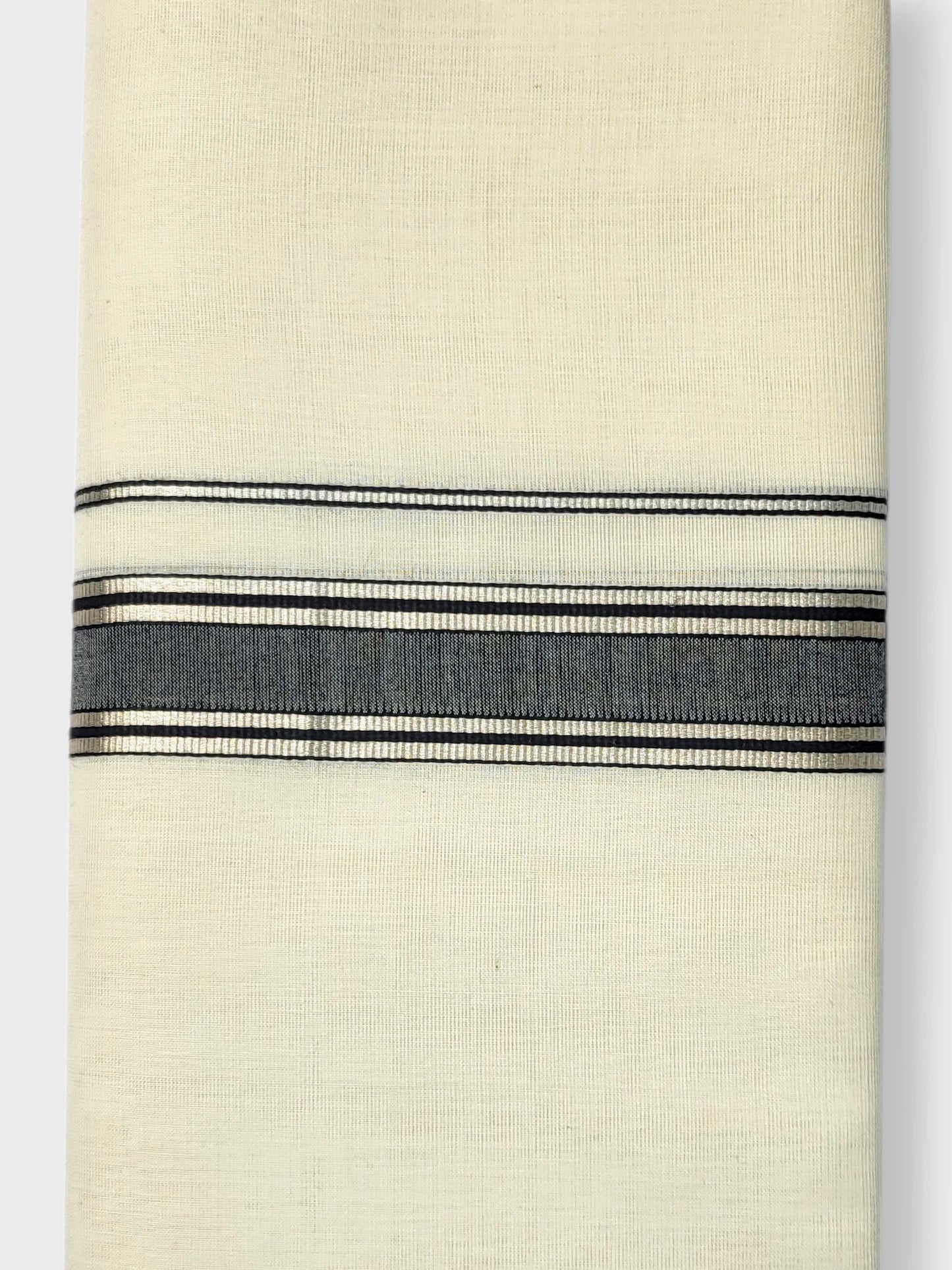 Kerala Balaramapuram Pure Cotton Handloom Mundu/Dhoti