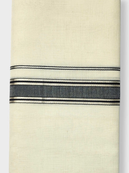 Kerala Balaramapuram Pure Cotton Handloom Mundu/Dhoti