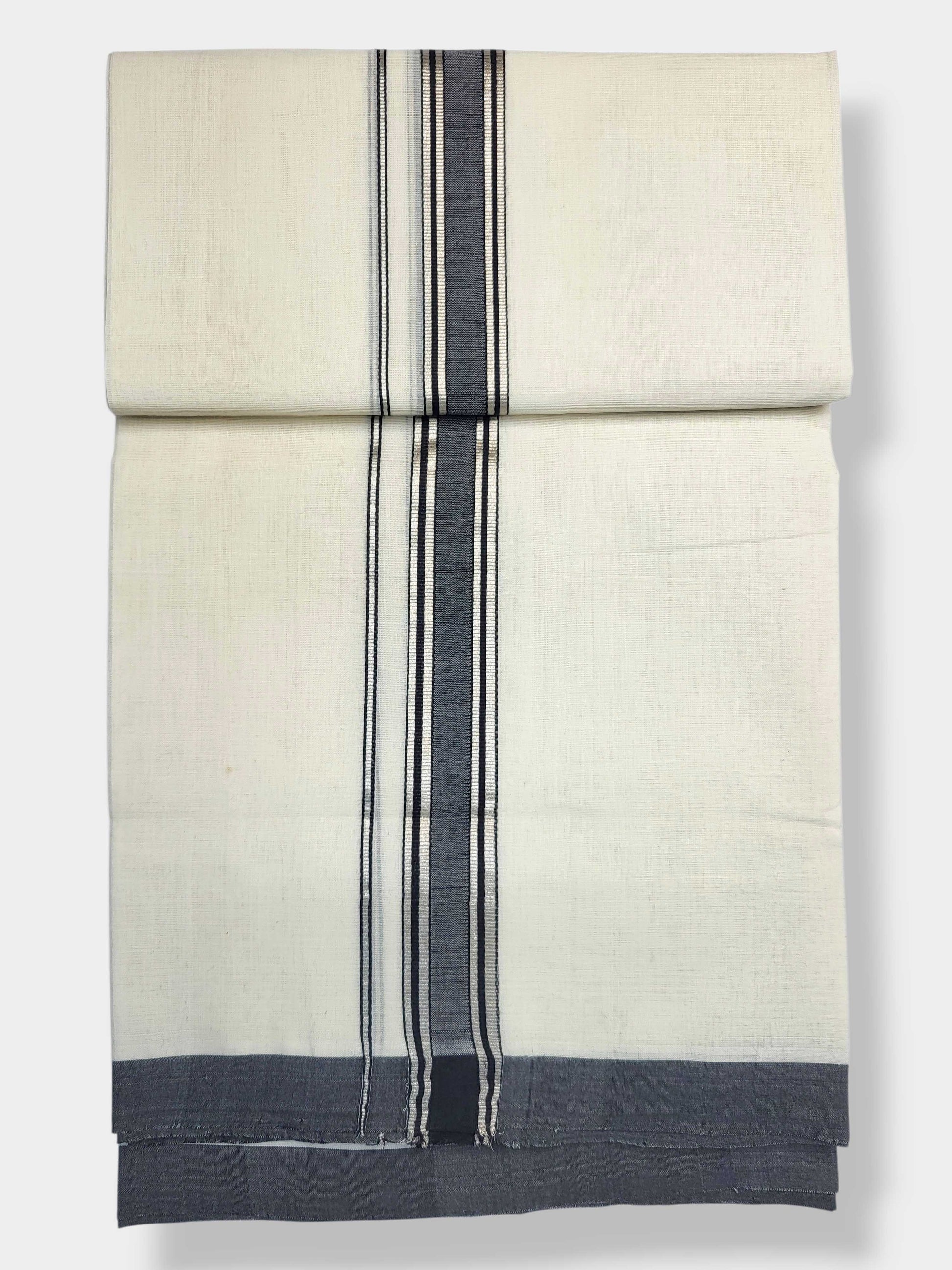 Kerala Balaramapuram Pure Cotton Handloom Mundu/Dhoti
