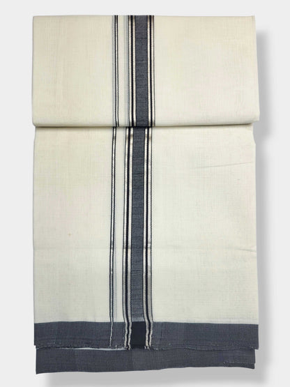 Kerala Balaramapuram Pure Cotton Handloom Mundu/Dhoti