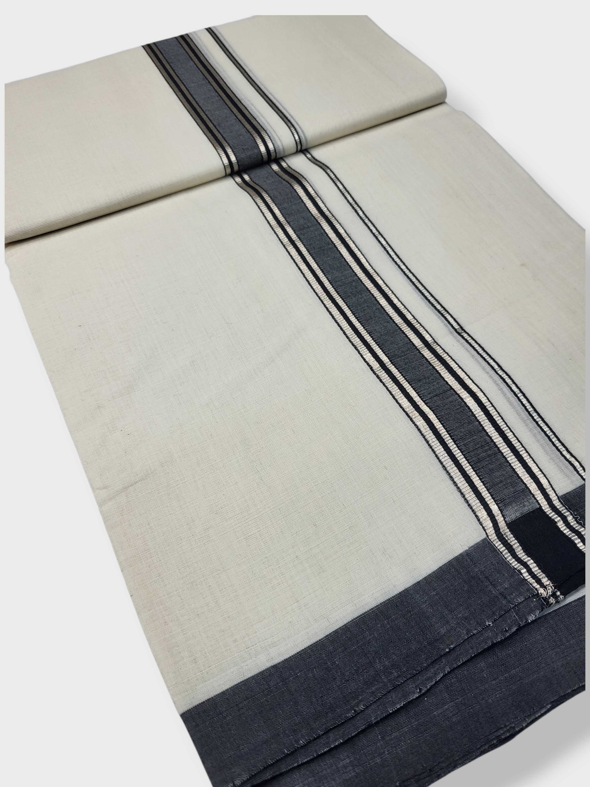 Kerala Balaramapuram Pure Cotton Handloom Mundu/Dhoti