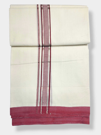 Kerala Balaramapuram Pure Cotton Handloom Mundu/Dhoti