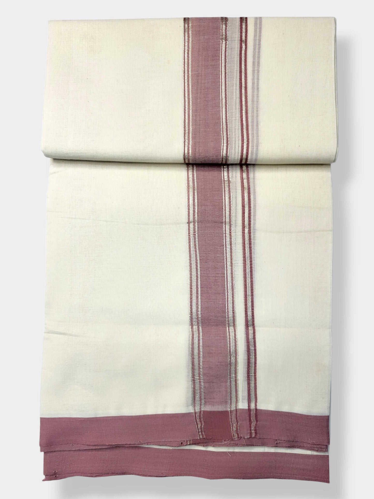 Kerala Balaramapuram Pure Cotton Handloom Mundu/Dhoti