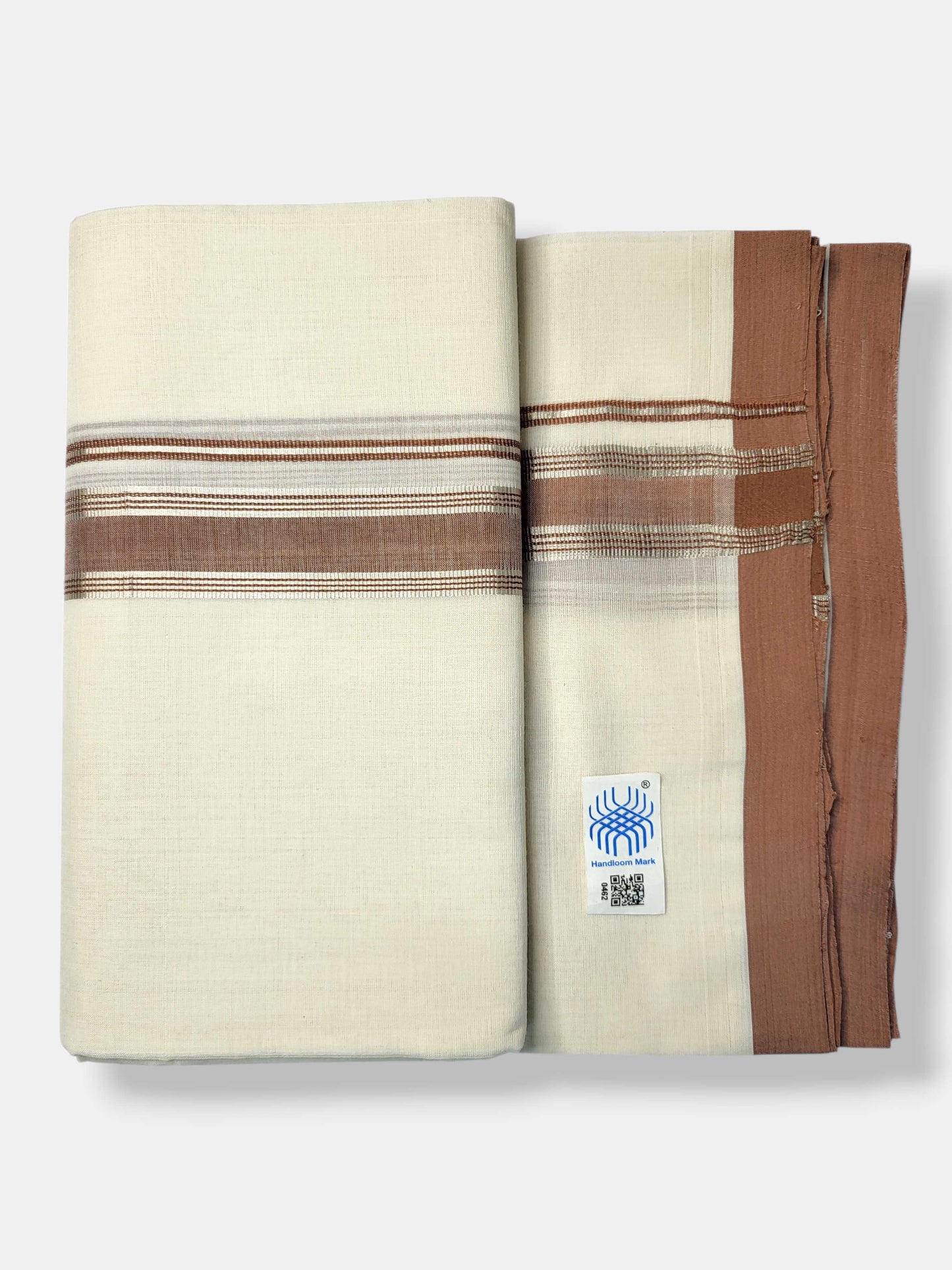Kerala Balaramapuram Pure Cotton Handloom Mundu/Dhoti