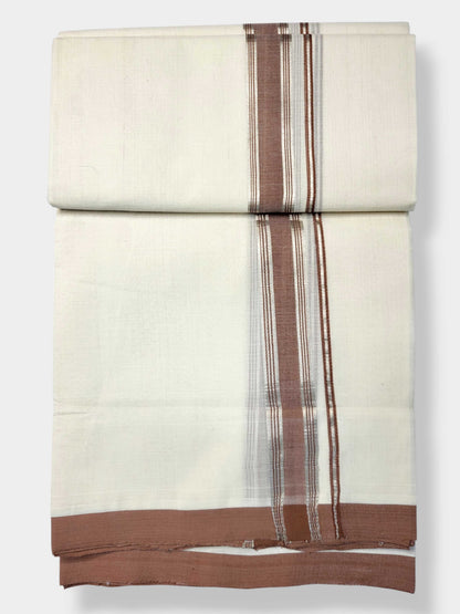 Kerala Balaramapuram Pure Cotton Handloom Mundu/Dhoti