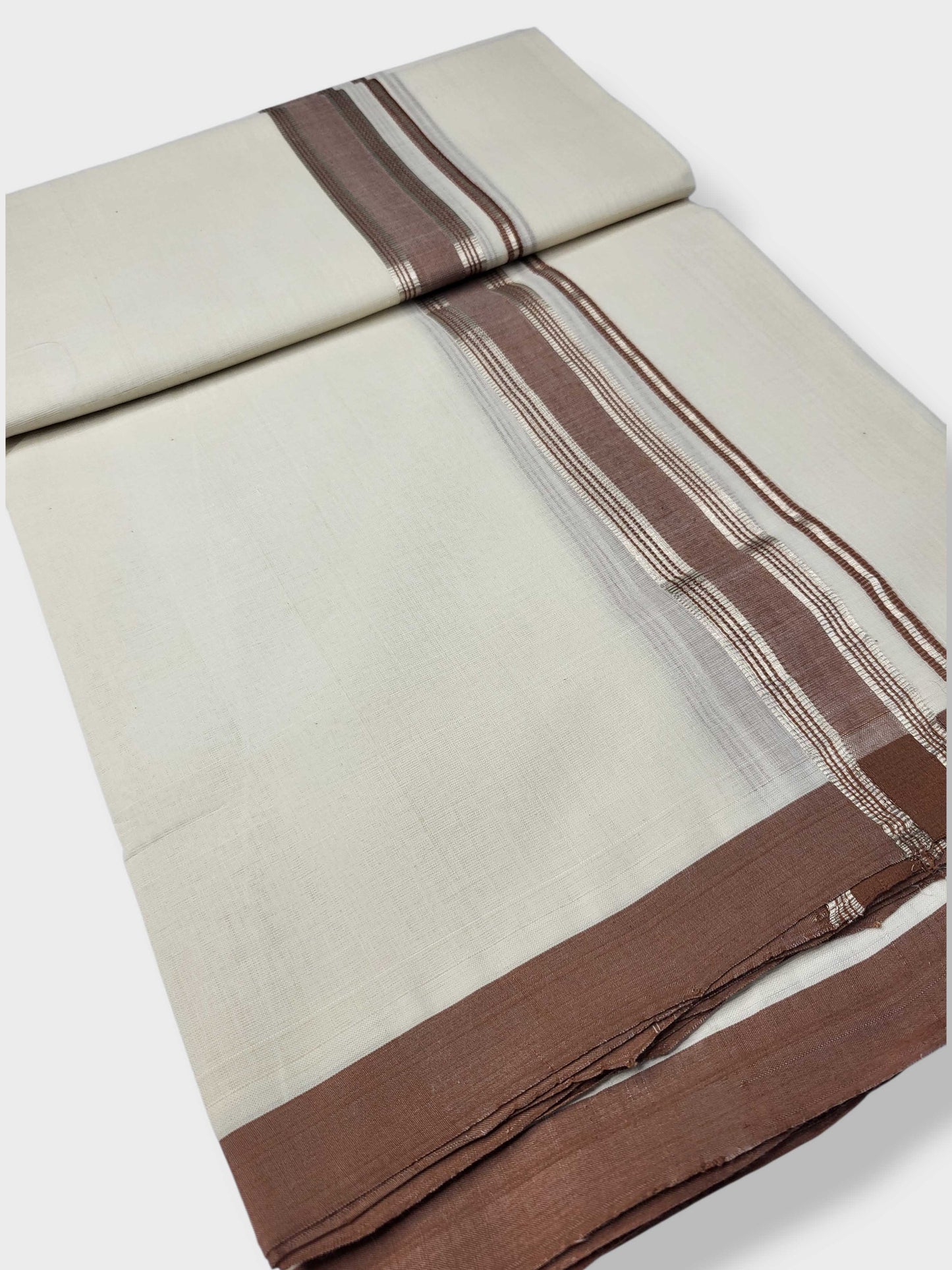 Kerala Balaramapuram Pure Cotton Handloom Mundu/Dhoti