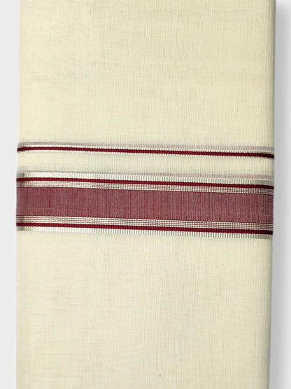 Kerala Balaramapuram Pure Cotton Handloom Mundu/Dhoti