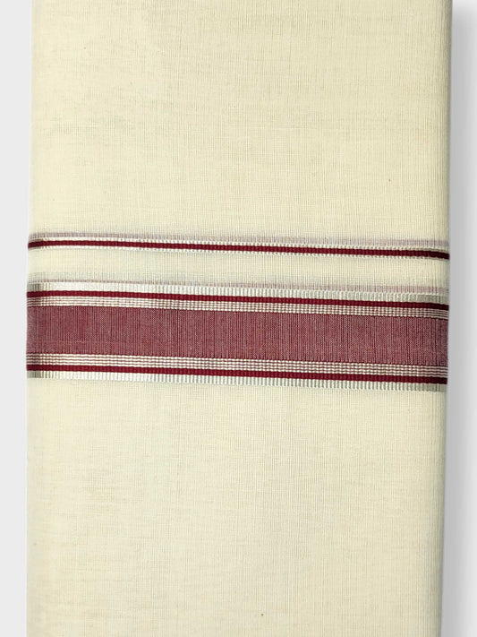 Kerala Balaramapuram Pure Cotton Handloom Mundu/Dhoti