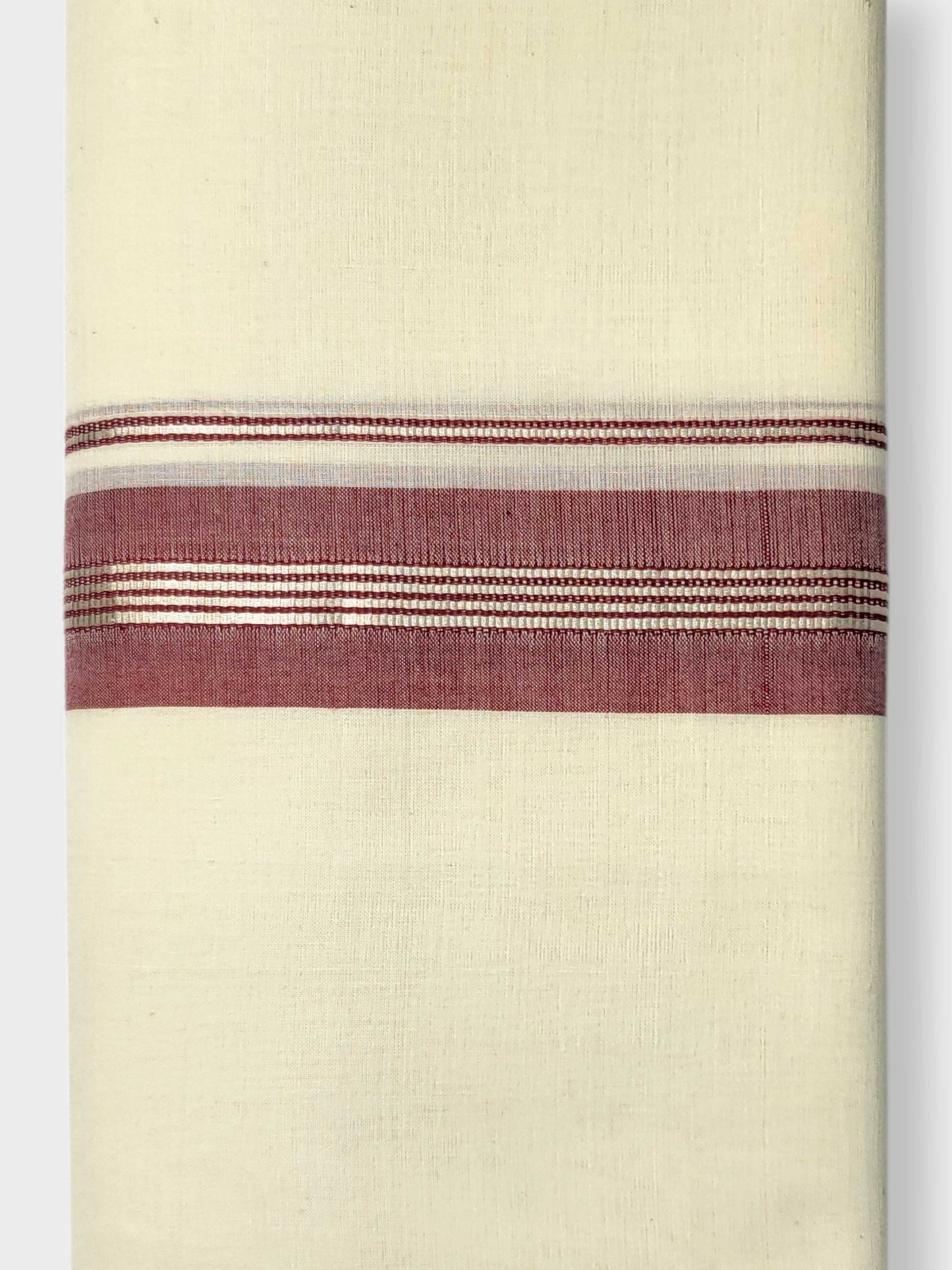 Kerala Balaramapuram Pure Cotton Handloom Mundu/Dhoti