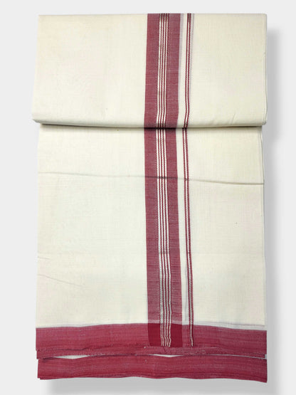 Kerala Balaramapuram Pure Cotton Handloom Mundu/Dhoti