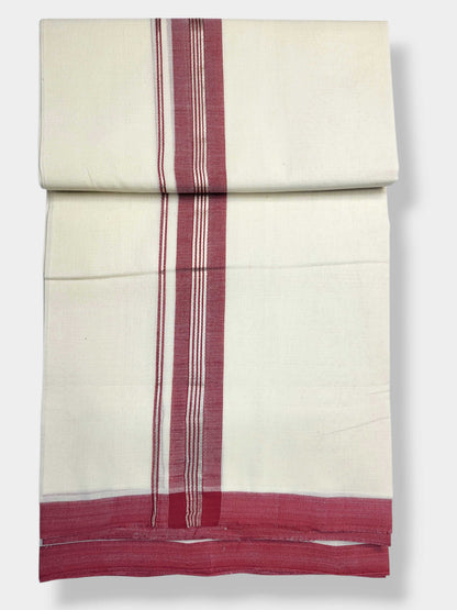 Kerala Balaramapuram Pure Cotton Handloom Mundu/Dhoti