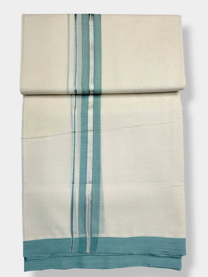 Kerala Balaramapuram Pure Cotton Handloom Mundu/Dhoti