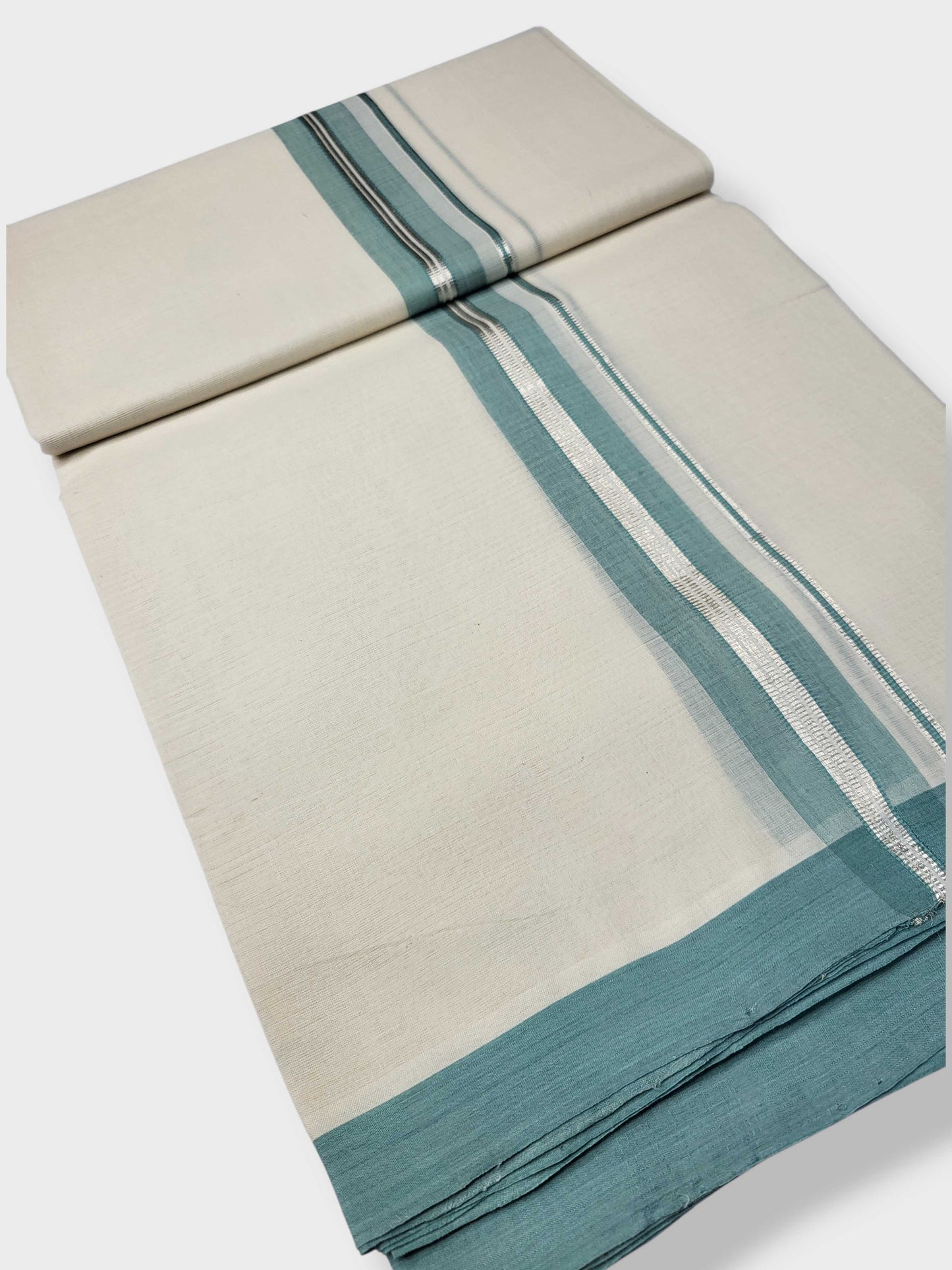 Kerala Balaramapuram Pure Cotton Handloom Mundu/Dhoti