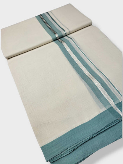 Kerala Balaramapuram Pure Cotton Handloom Mundu/Dhoti