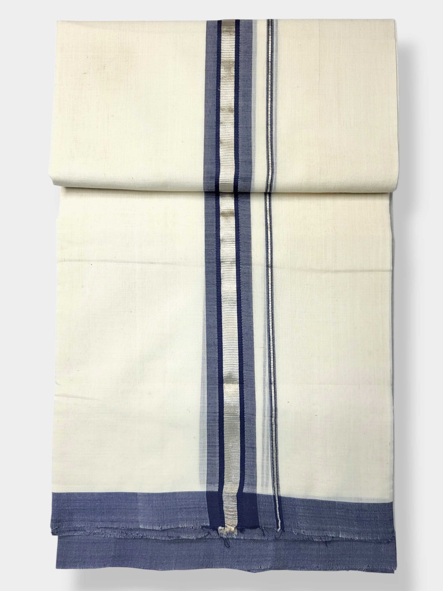 Kerala Balaramapuram Pure Cotton Handloom Mundu/Dhoti
