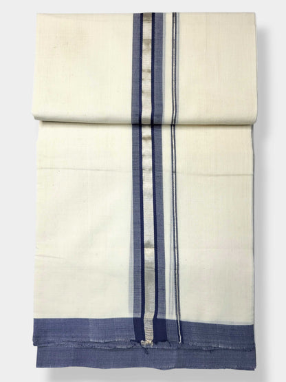 Kerala Balaramapuram Pure Cotton Handloom Mundu/Dhoti