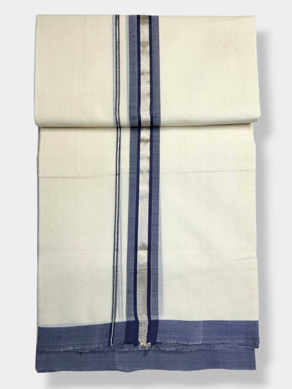 Kerala Balaramapuram Pure Cotton Handloom Mundu/Dhoti