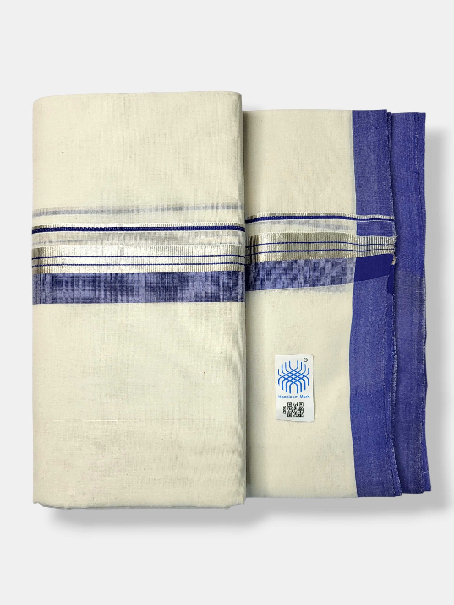 Kerala Balaramapuram Pure Cotton Handloom Mundu/Dhoti