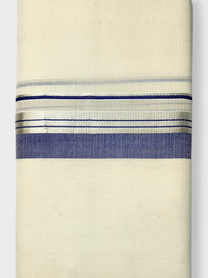 Kerala Balaramapuram Pure Cotton Handloom Mundu/Dhoti