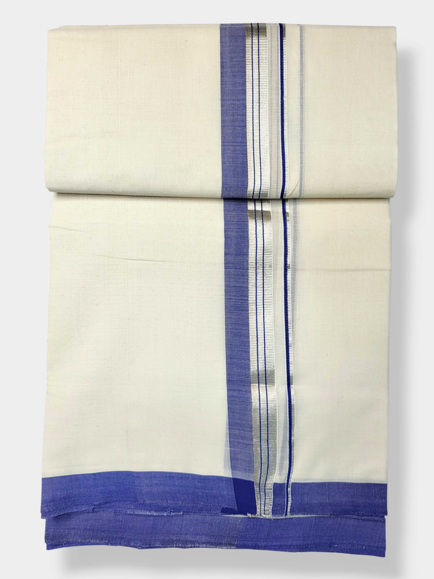 Kerala Balaramapuram Pure Cotton Handloom Mundu/Dhoti