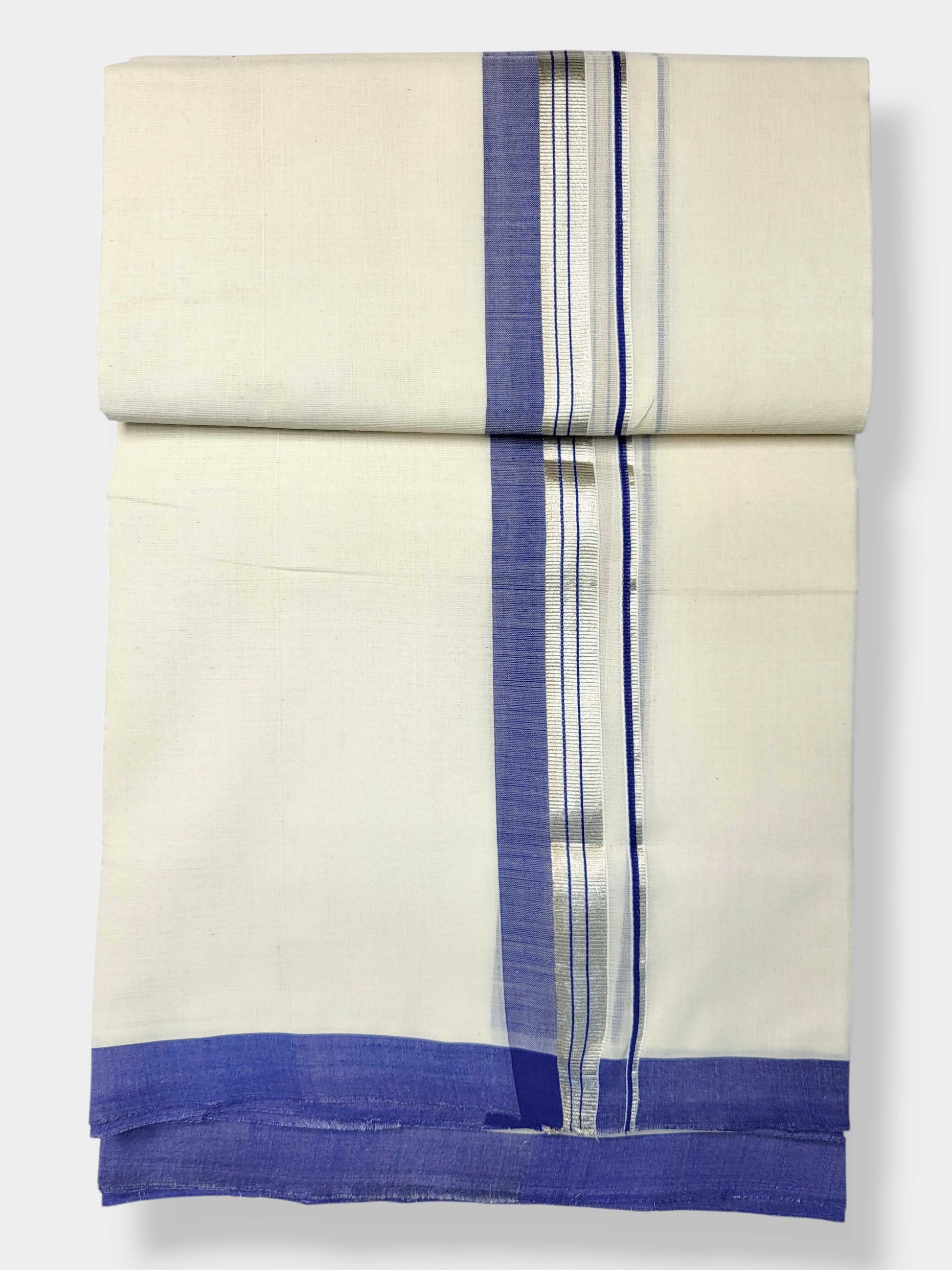 Kerala Balaramapuram Pure Cotton Handloom Mundu/Dhoti