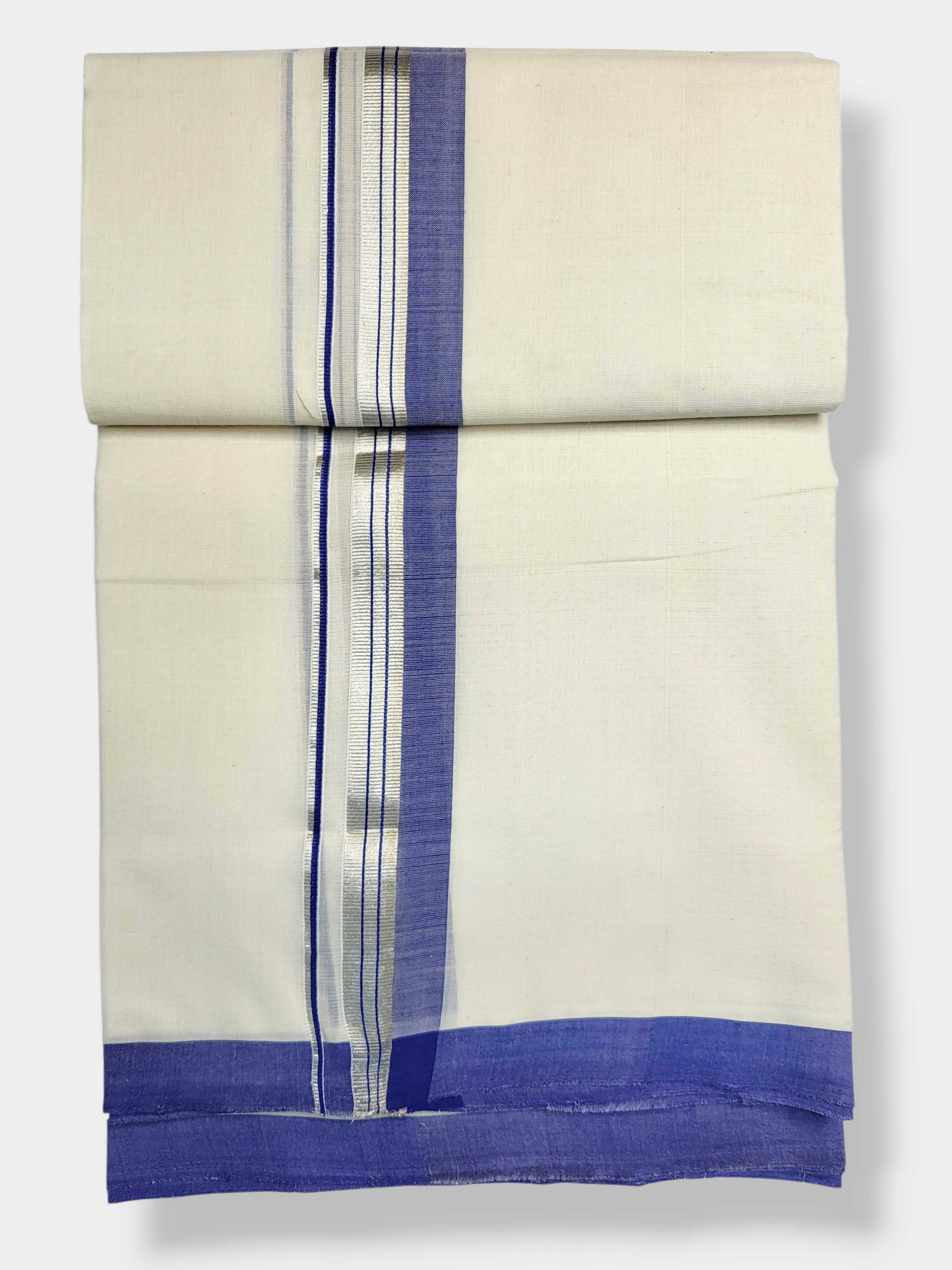 Kerala Balaramapuram Pure Cotton Handloom Mundu/Dhoti