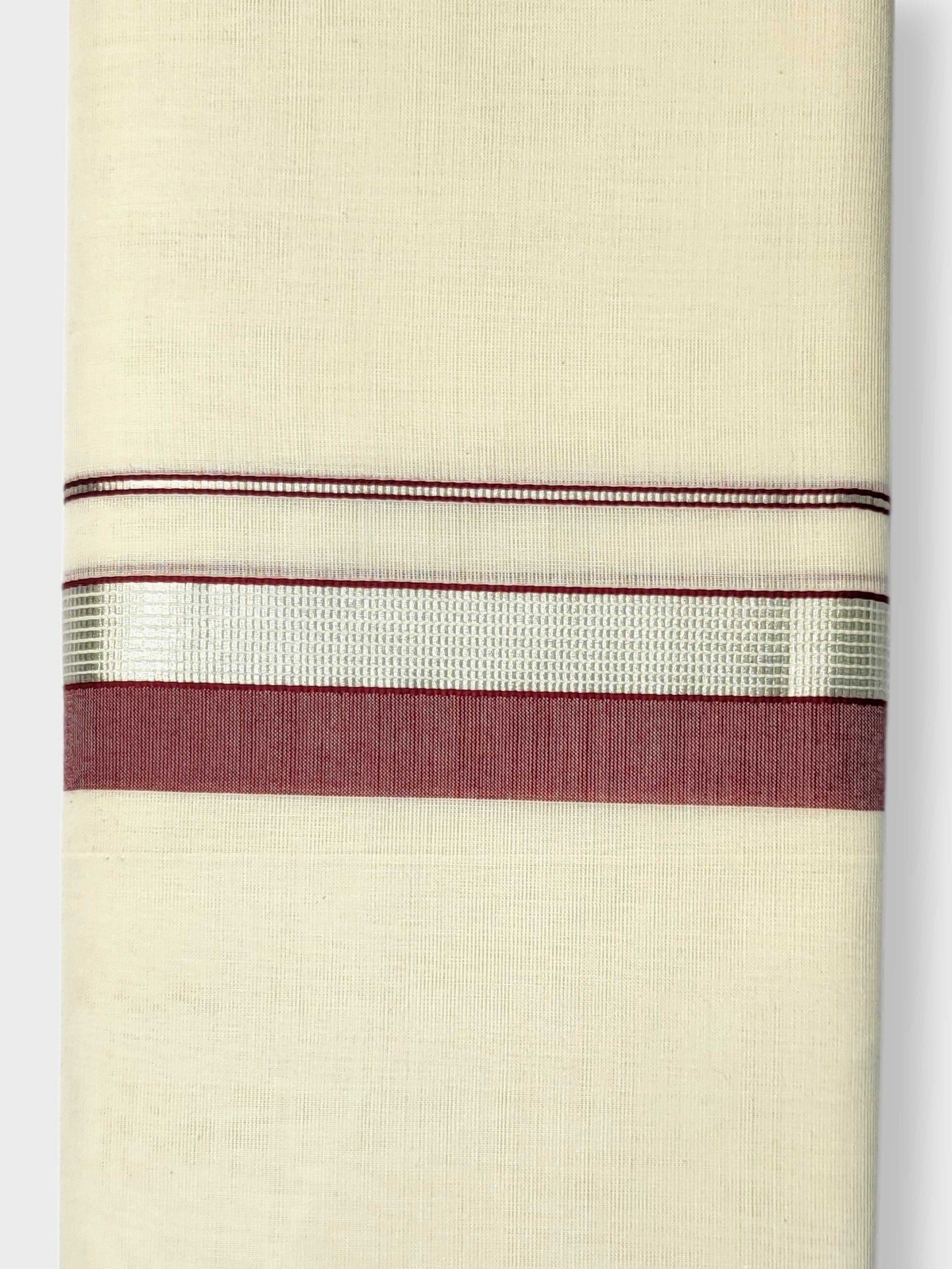 Kerala Balaramapuram Pure Cotton Handloom Mundu/Dhoti