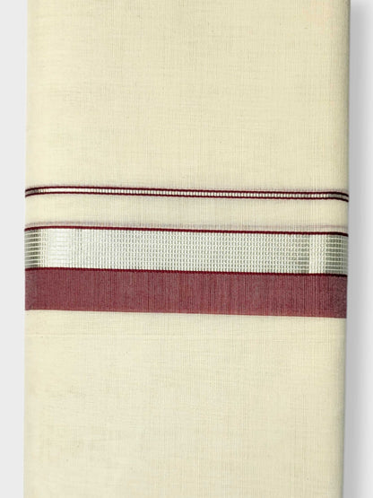 Kerala Balaramapuram Pure Cotton Handloom Mundu/Dhoti