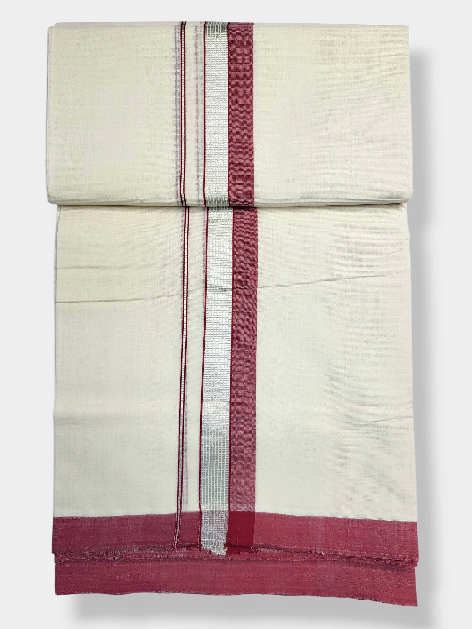Kerala Balaramapuram Pure Cotton Handloom Mundu/Dhoti