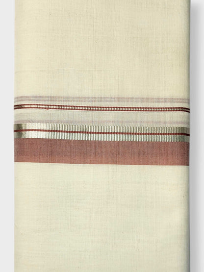 Kerala Balaramapuram Pure Cotton Handloom Mundu/Dhoti