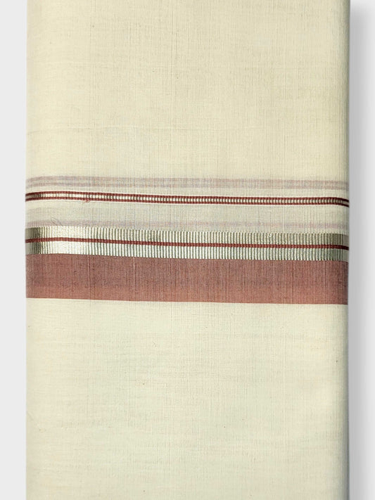 Kerala Balaramapuram Pure Cotton Handloom Mundu/Dhoti