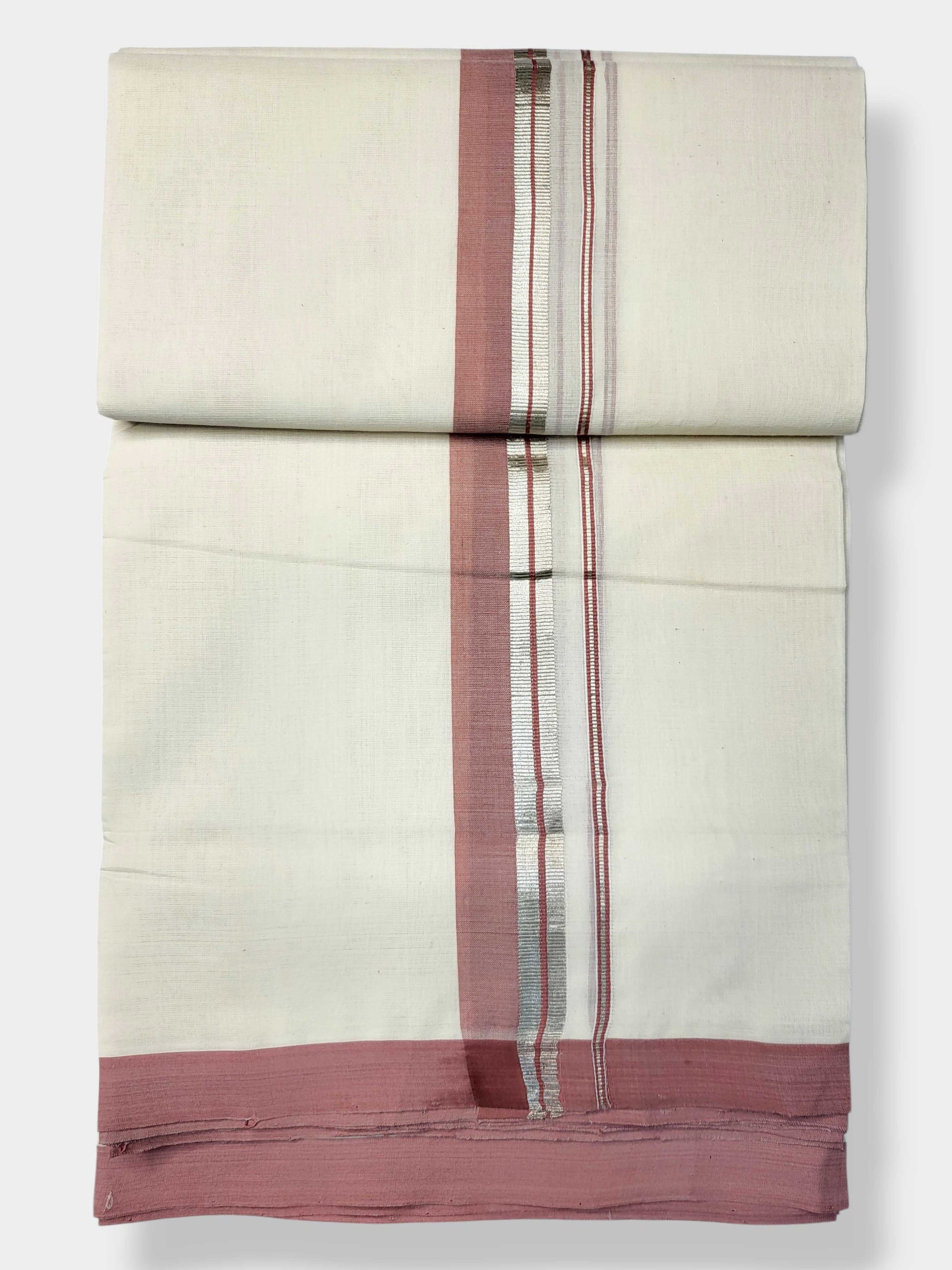 Kerala Balaramapuram Pure Cotton Handloom Mundu/Dhoti