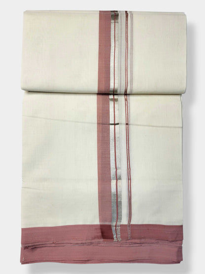 Kerala Balaramapuram Pure Cotton Handloom Mundu/Dhoti