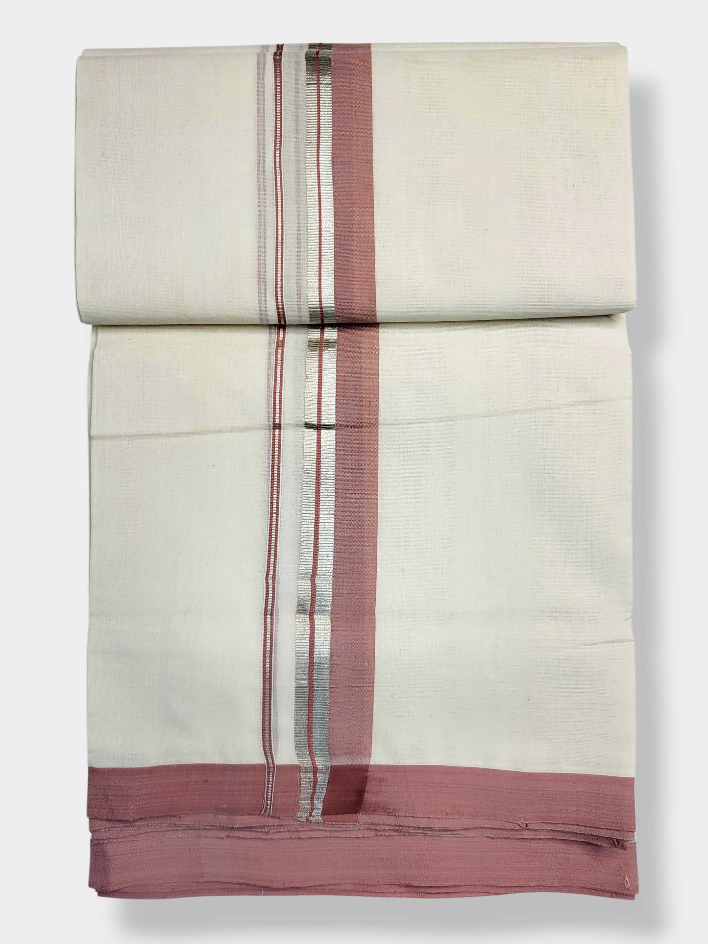 Kerala Balaramapuram Pure Cotton Handloom Mundu/Dhoti