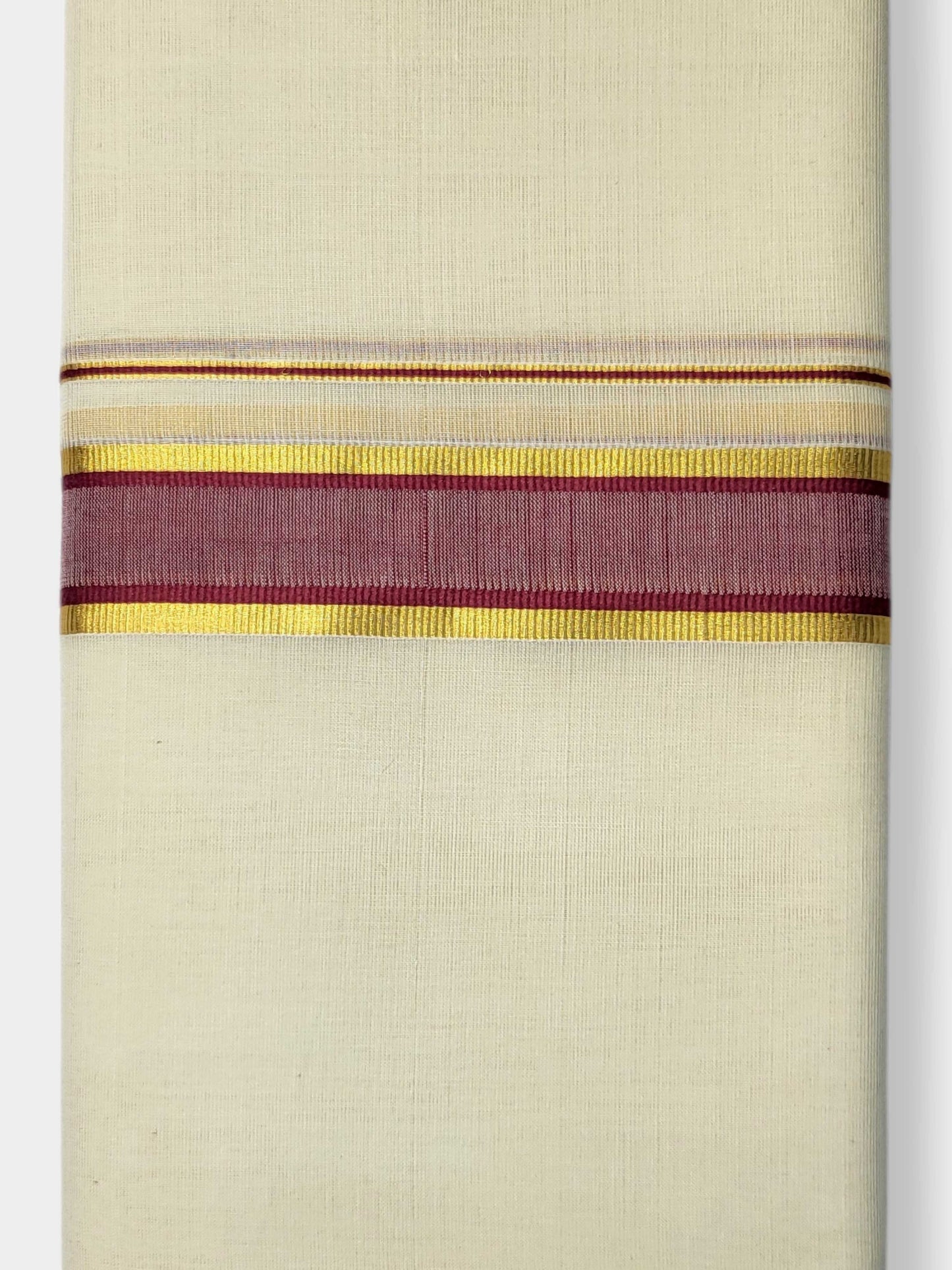 Kerala Balaramapuram Pure Cotton Handloom Mundu/Dhoti