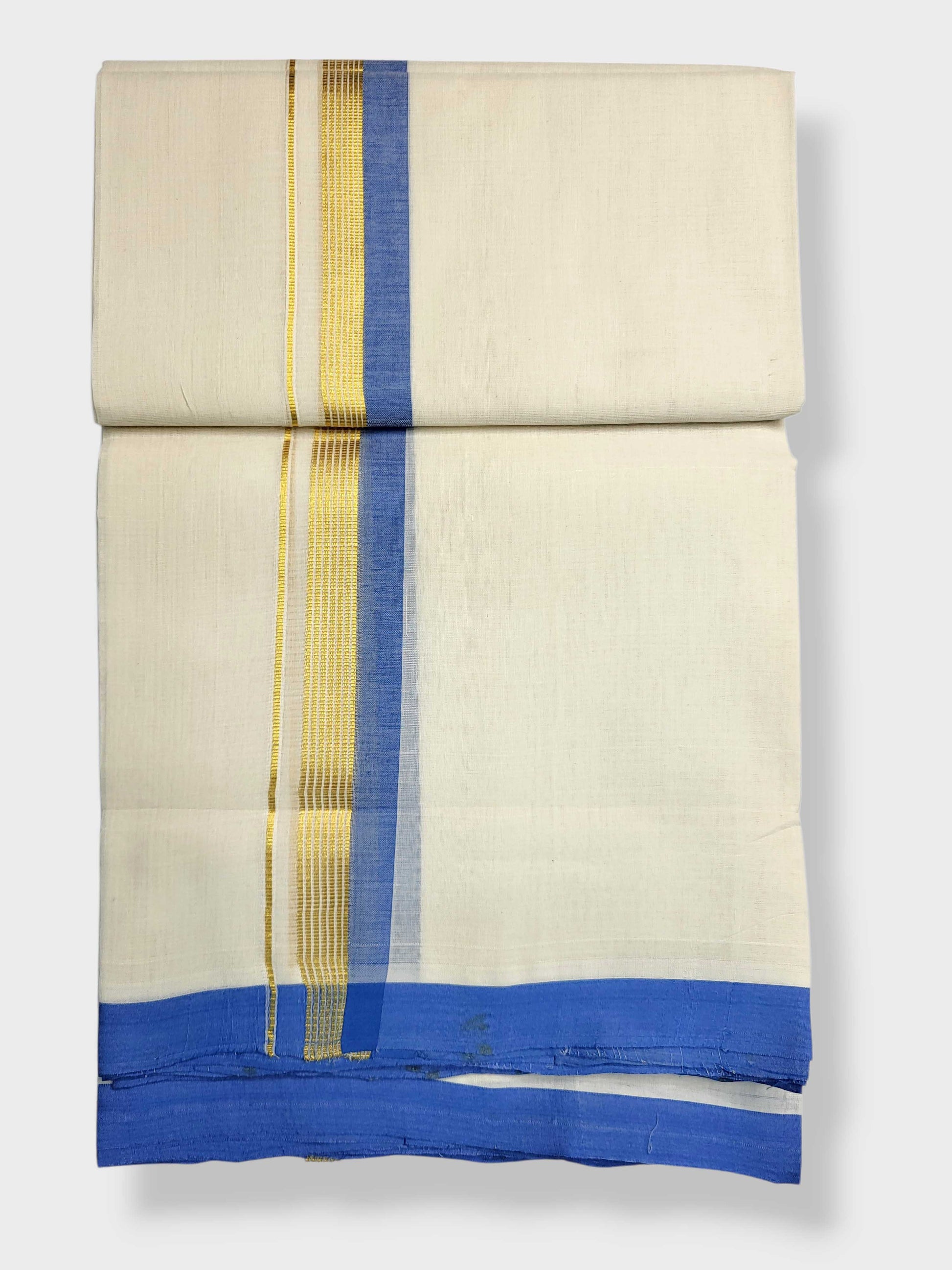 Kerala Balaramapuram Pure Cotton Handloom Mundu/Dhoti