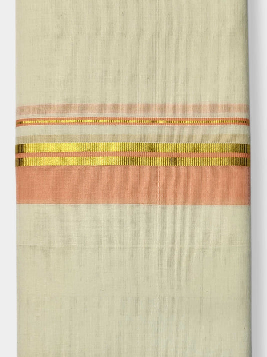 Kerala Balaramapuram Pure Cotton Handloom Mundu/Dhoti