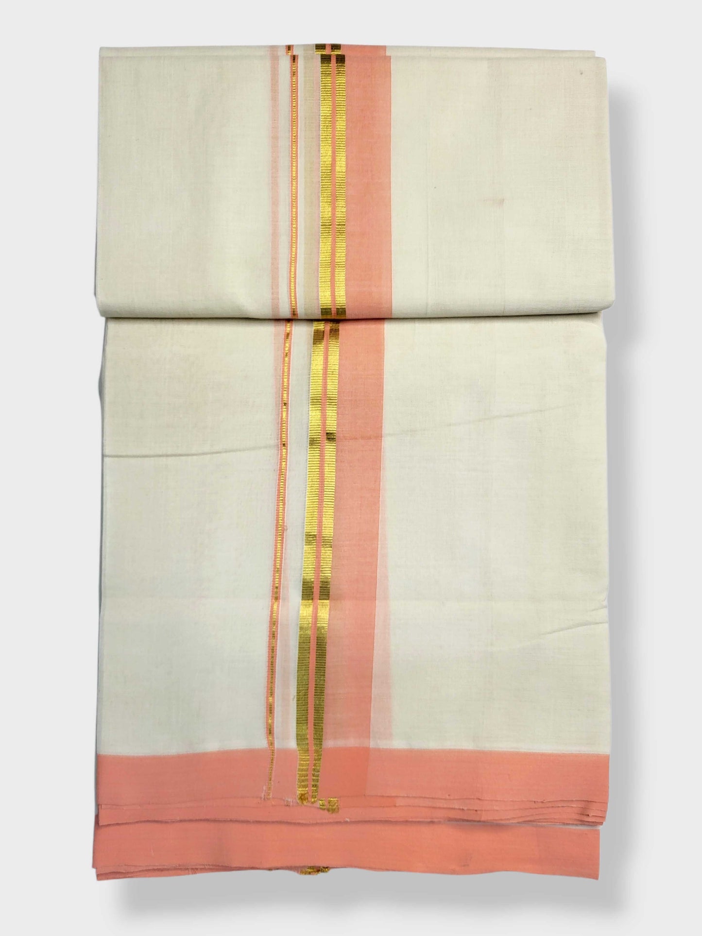 Kerala Balaramapuram Pure Cotton Handloom Mundu/Dhoti