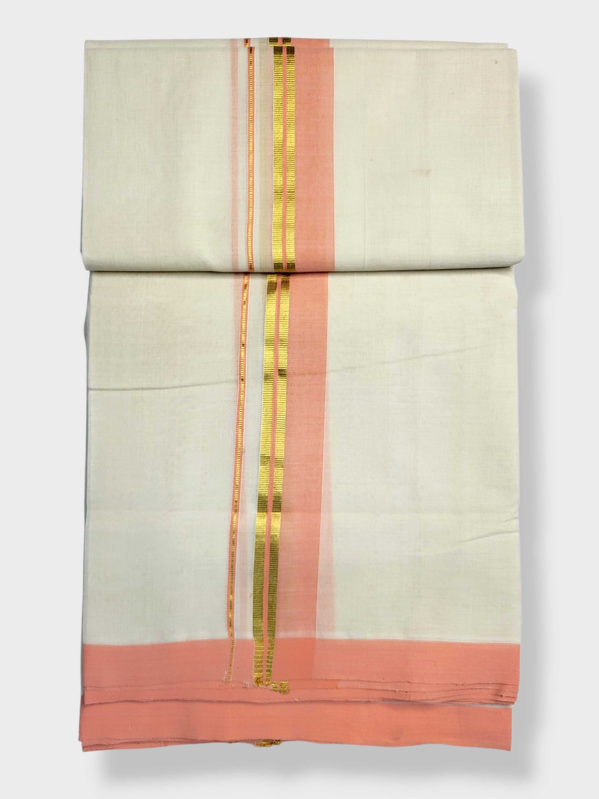 Kerala Balaramapuram Pure Cotton Handloom Mundu/Dhoti