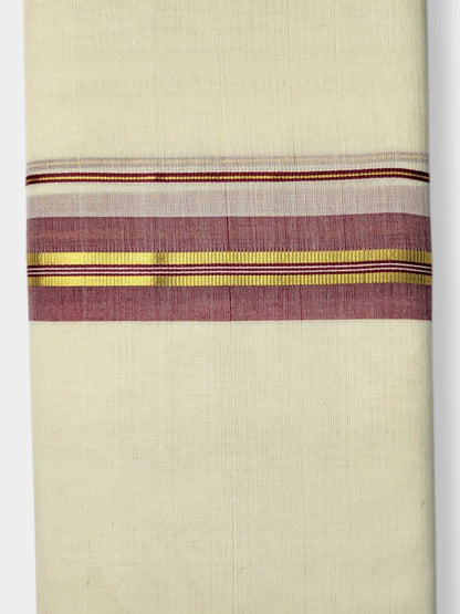 Kerala Balaramapuram Pure Cotton Handloom Mundu/Dhoti
