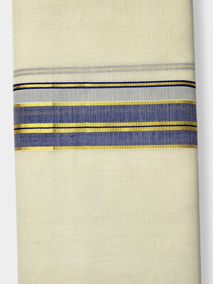 Kerala Balaramapuram Pure Cotton Handloom Mundu/Dhoti