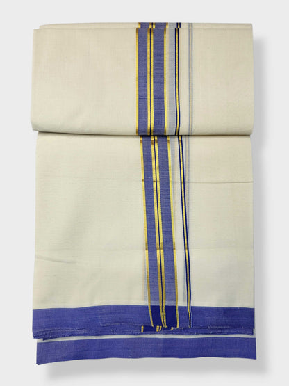 Kerala Balaramapuram Pure Cotton Handloom Mundu/Dhoti