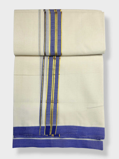 Kerala Balaramapuram Pure Cotton Handloom Mundu/Dhoti