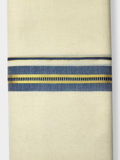 Kerala Balaramapuram Pure Cotton Handloom Mundu/Dhoti